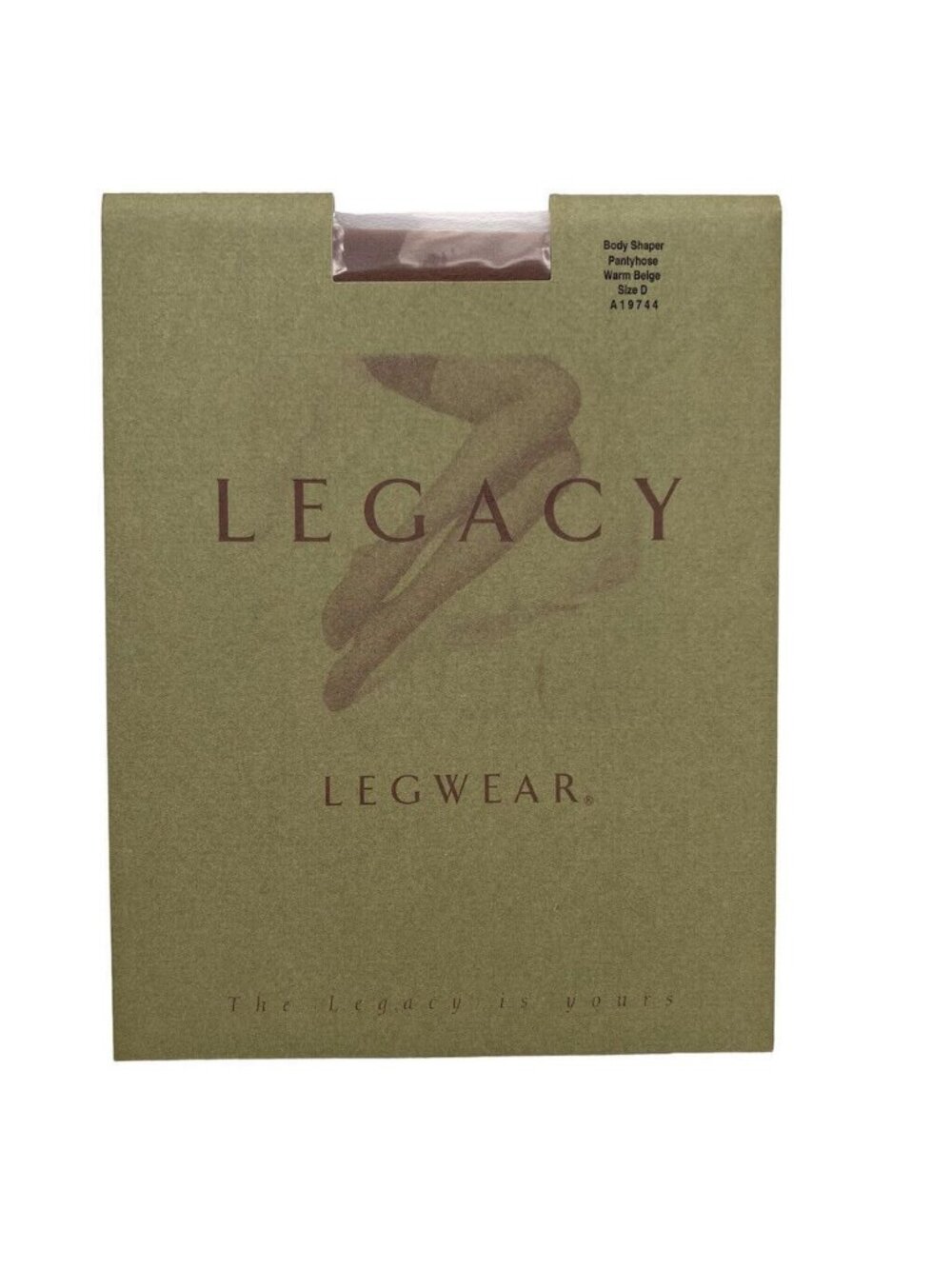 QVC Legacy Body Shaper Pantyhose Warm Beige D A19777
